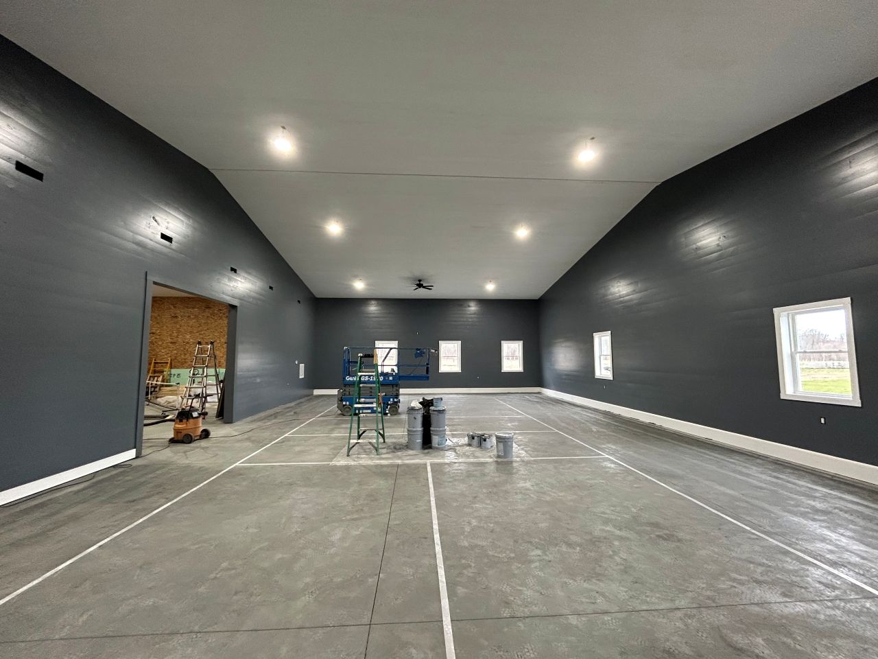 Commercial interior painting project
