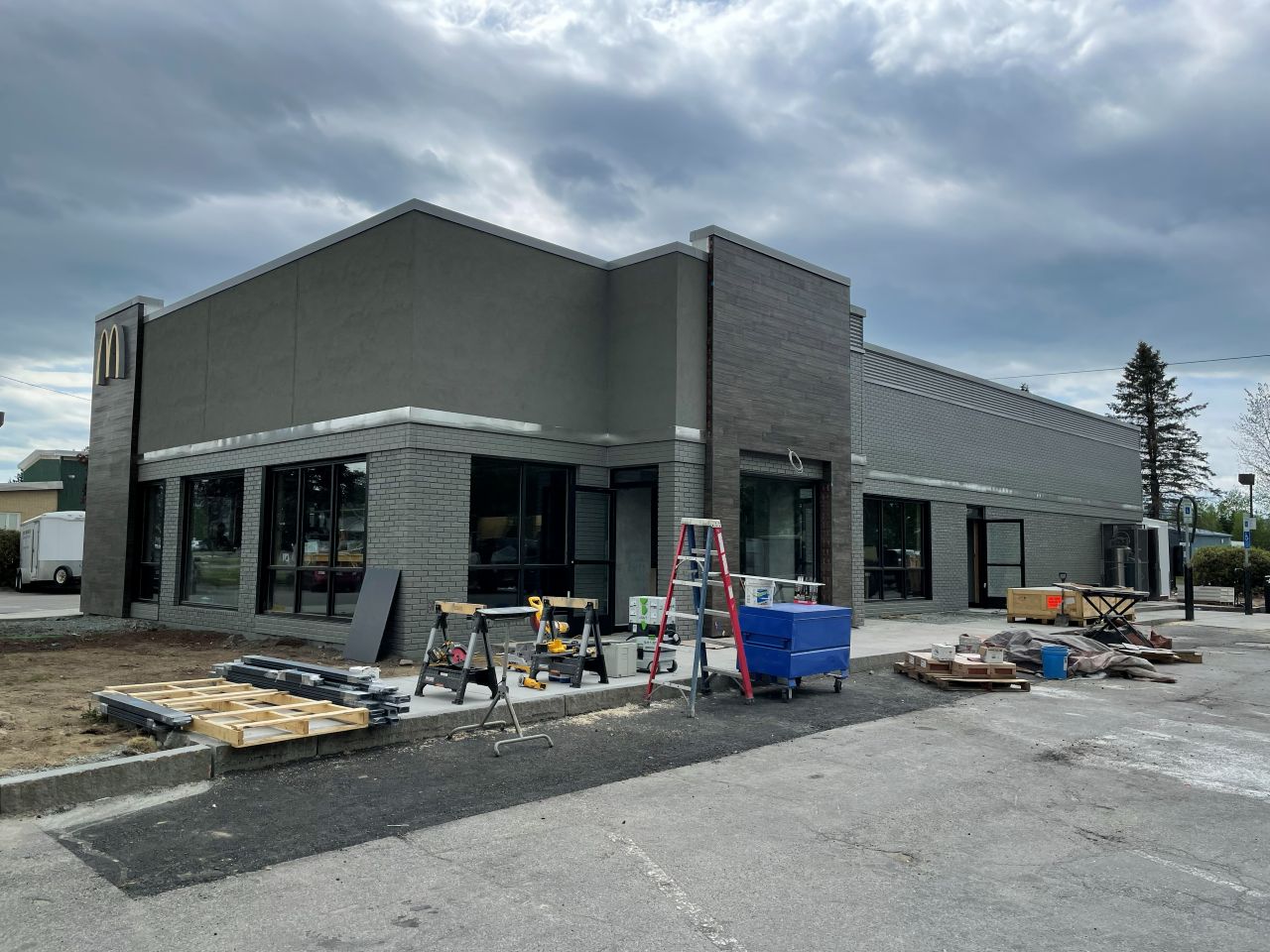Commercial painting project