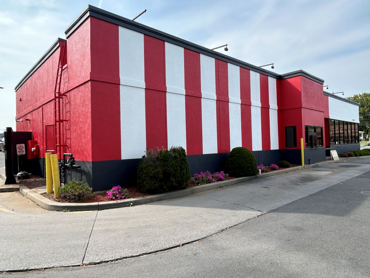 Commercial exterior painting project