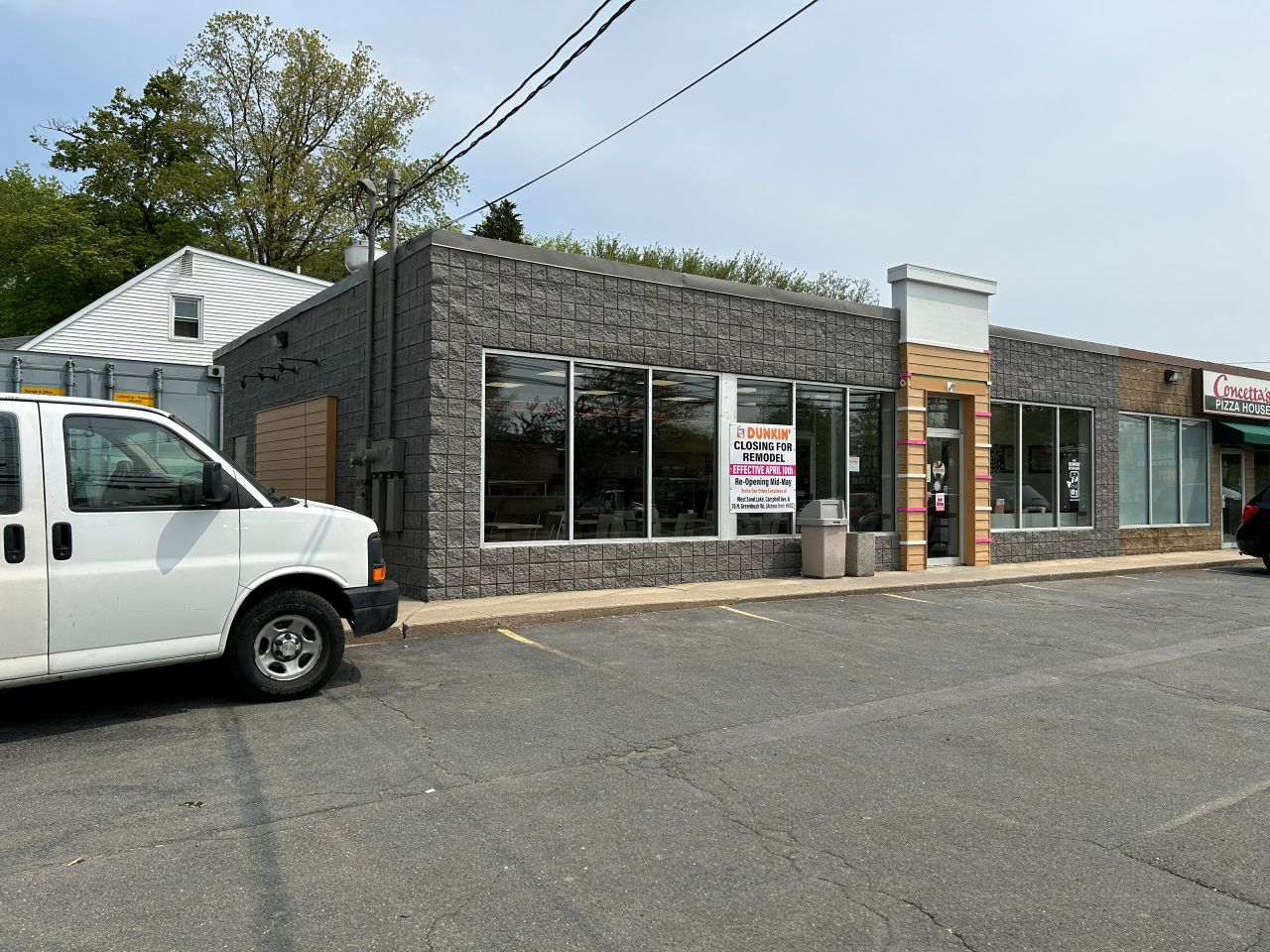Commercial exterior painting project