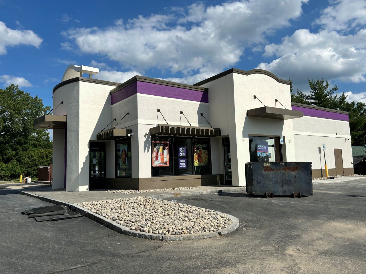 Commercial exterior painting project